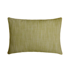 Holiday Grid - Green Cotton Decorative Lumbar Pillow Cover