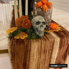 Ombre Treasure - Gold Velvet Decorative Table Runner