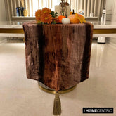 Brown Velvet Decorative Table Runner - Ombre Brown