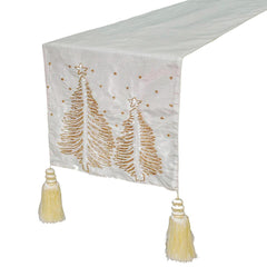 Gold Twilight Pine Decorative Table Runner