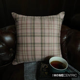 Plaidscape Pink Throw Pillow Cover