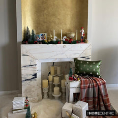 Green Satin Decorative Lumbar Pillow Cover - Festive Tree