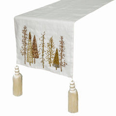 Gold Splendor Pine Decorative Table Runner