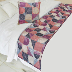 Artisymmetry Decorative Bed Runner and Pillow Cover