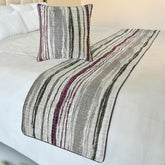 Berry Twist Decorative Bed Runner and Pillow Cover