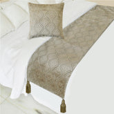 Plush Reverie Decorative Bed Runner and Pillow Cover