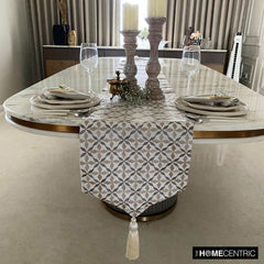 Ivory Linen Decorative Table Runners - Adore