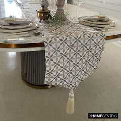 Ivory Linen Decorative Table Runners - Adore
