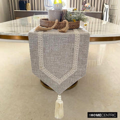 Pearl Coast - Beige Jute Decorative Table Runner