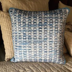 Kia - Blue Suede Decorative Euro Sham