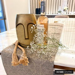 Baroque Gold - Gold Jacquard Decorative Table Runner