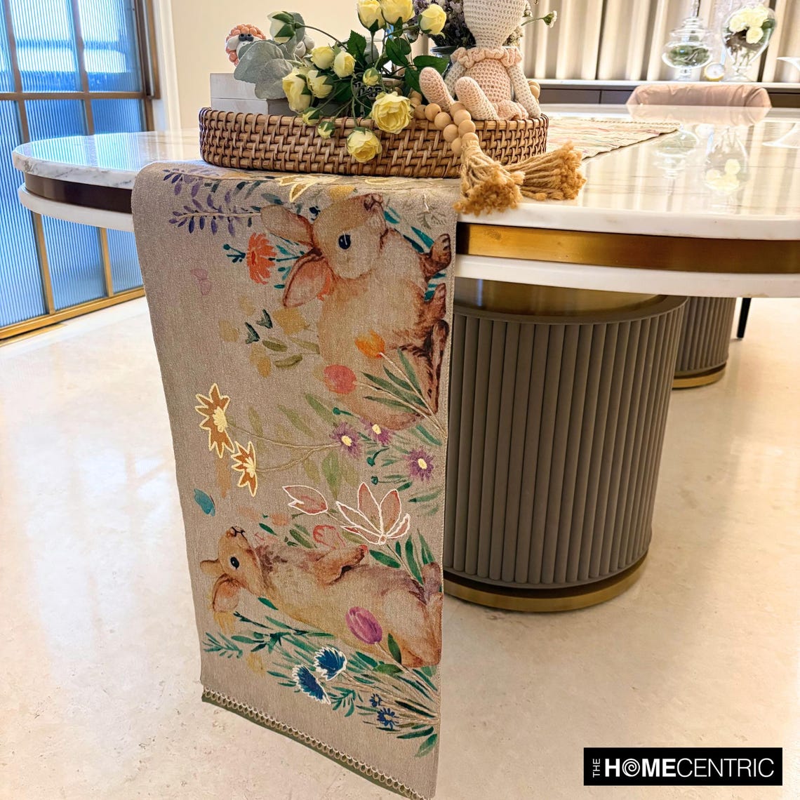 Bloom N Bunny Decorative Table Runner