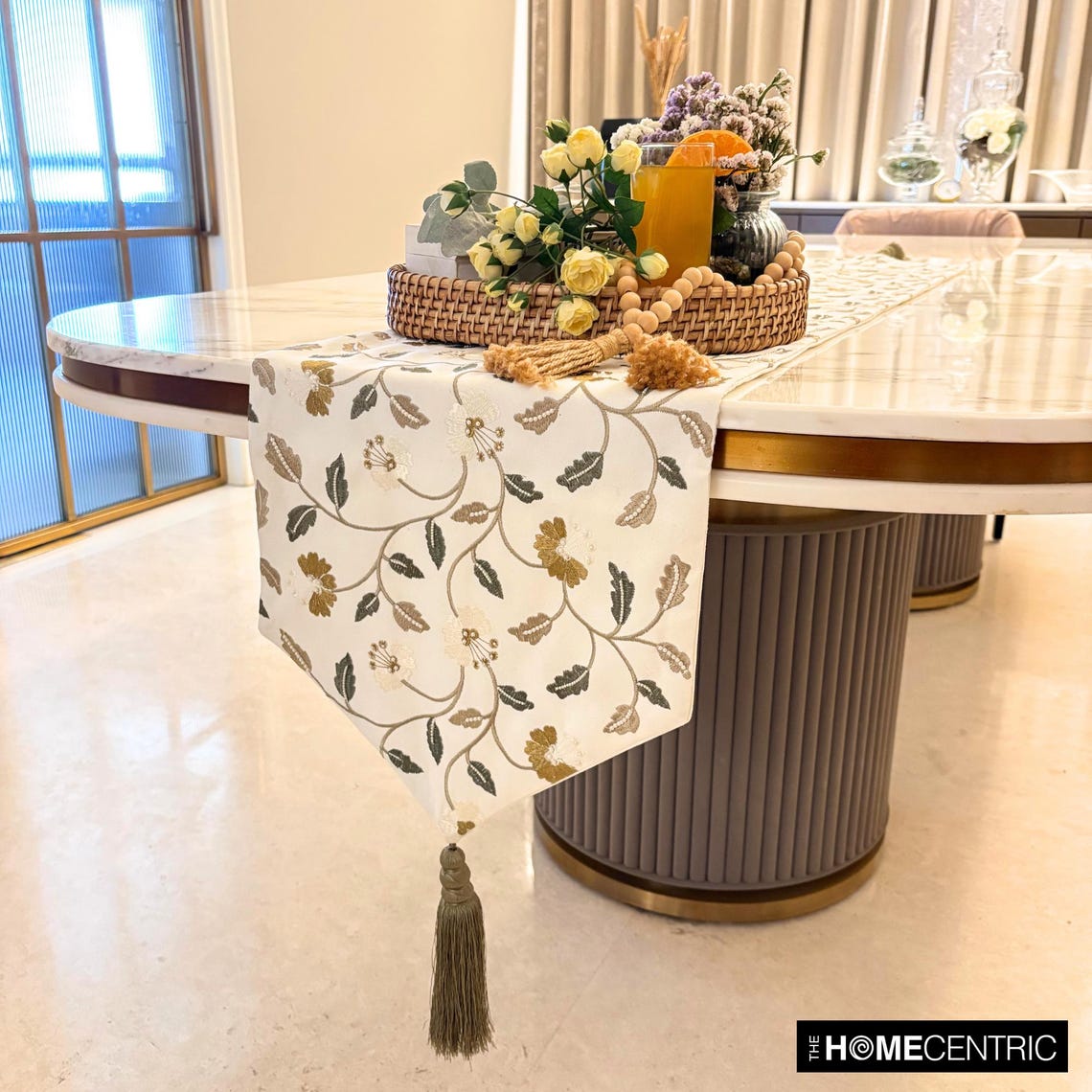 Blossom Flow Decorative Table Runner