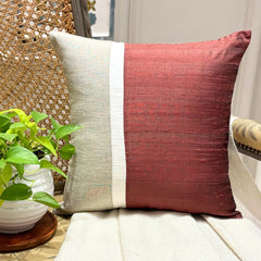 Rust Silkastic Decorative Euro Sham
