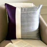 Splendour Purple Throw Pillow Cover