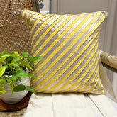 Unfolding Yellow Pillow Cover