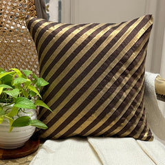 Unfolding Brown Antique Euro Sham