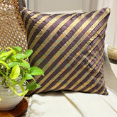 Unfolding Purple Copper Pillow Cover