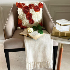 Vintage Lovers - Rust Art Silk Decorative Euro Sham