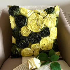 Vintage Olive Lover - Olive Green Art Silk Decorative Euro Sham