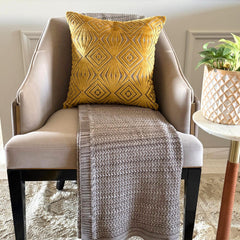 Chartreuse Velvet Throw Pillow Cover - Chartreuse Prism