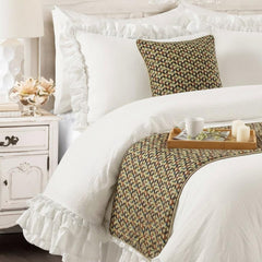Trixee Decorative Bed Runner and Pillow Cover