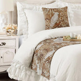 Cockatoo Song Decorative Bed Runner and Pillow Cover