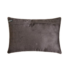 Brown & Grey Jacquard Lumbar Pillow Cover - Chevron Crest