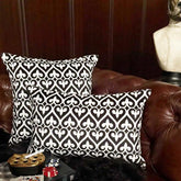 Fleur Noir Lumbar Pillow Cover