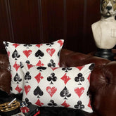 Royal Flush Lumbar Pillow Cover