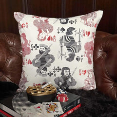 Royal Hearts Throw Pillow Cover