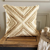 Jutee Love - Beige Linen Decorative Euro Sham