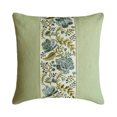Sage Green Linen Throw Pillow Cover - Sage Reverie