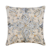 Millennium - Ivory Art Silk Throw Pillow Cover