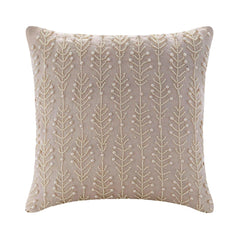 Pearl Essence - Natural Beige Cotton Linen Decorative Euro Sham