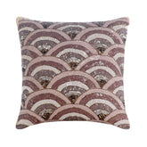 Splendor - Beige Art Silk Throw Pillow Cover