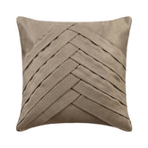 Stone Grey No Limits No Lines - Stone Gray Suede Throw Pillow Cover