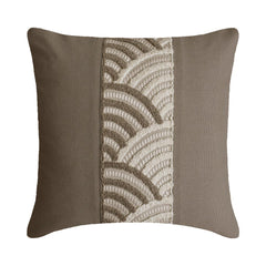 Taupe Linen Throw Pillow Cover - Taupe Reverie