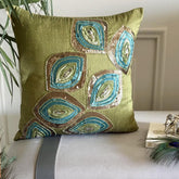Peacock Abstract Euro Sham