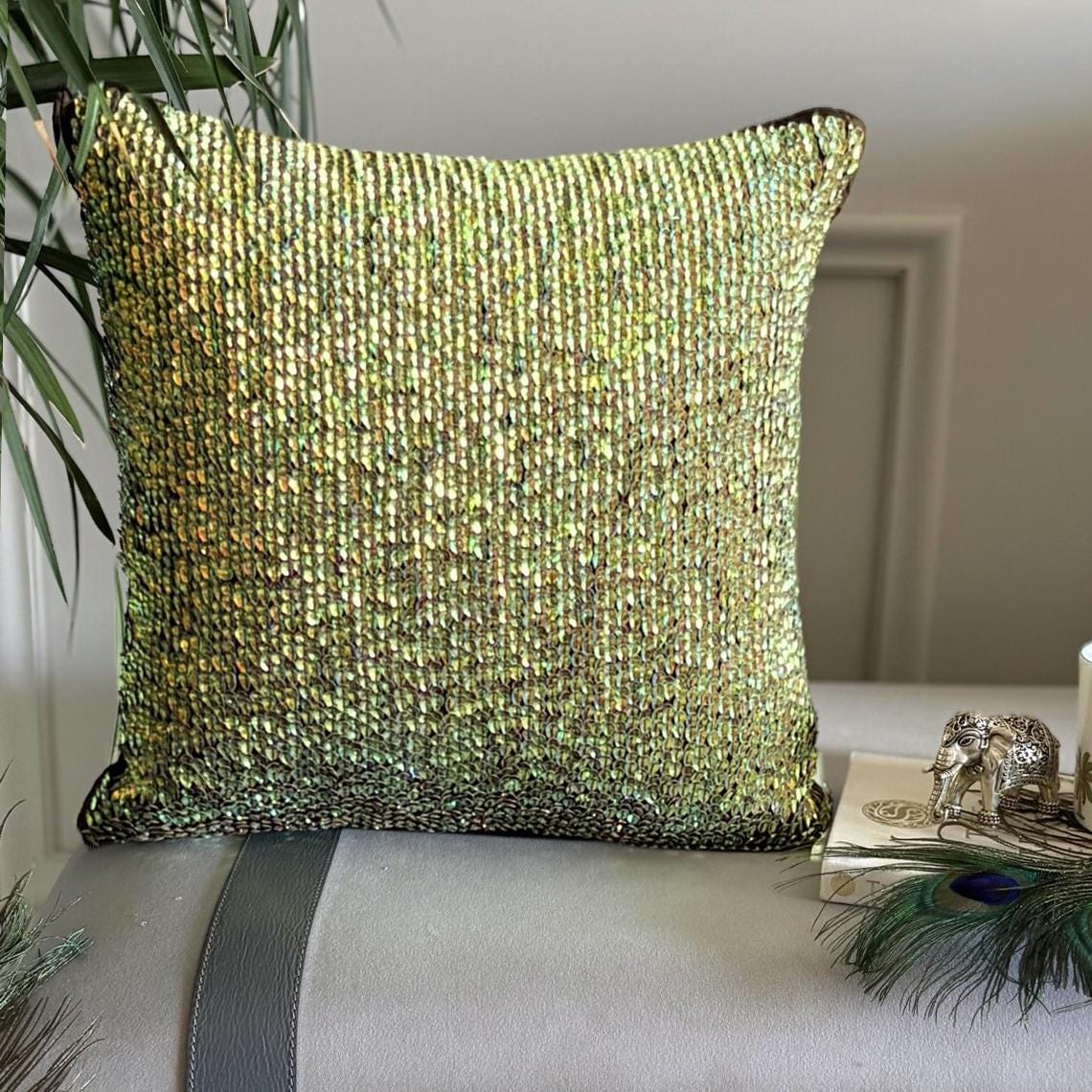 Supernova Textured Throw Pillow Cover