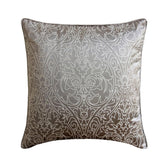 Gray Pearl - Gray Art Silk Throw Pillow Cover
