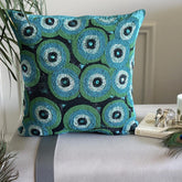 Sea Tornado Blue Euro Sham Cover