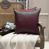 Green Fuchsia Luxury Throw Pillow Cover