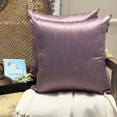 Lilac Luxury Throw Pillow Cover