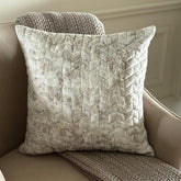 Foil Chevron Throw Pillow Cover