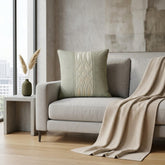 Gray Reverie Throw Pillow Cover