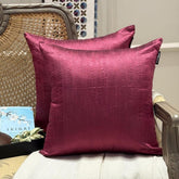 Magenta Luxury Throw Pillow Cover