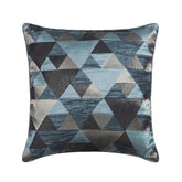 Teal Origami Pillow Cover