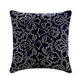 Silver Periwinkle Pillow Cover