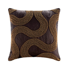 Gold Bead Trail Pillow Cover